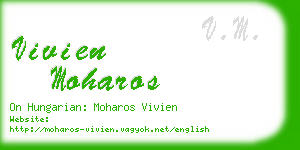 vivien moharos business card